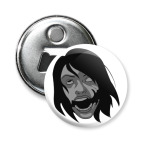 Магнит-открывашка 58 мм Девушка с улыбкой Джокера