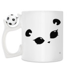 Кружка с футбольным мячиком