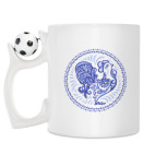 Кружка с футбольным мячиком