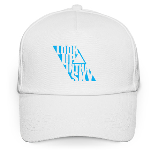 Кепка бейсболка с принтом Look UP intha SKY