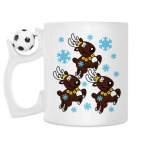 Кружка с футбольным мячиком
