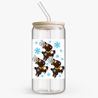 Банка с бамбуковой крышкой