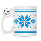 Кружка с футбольным мячиком