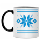 Кружка двухцветная