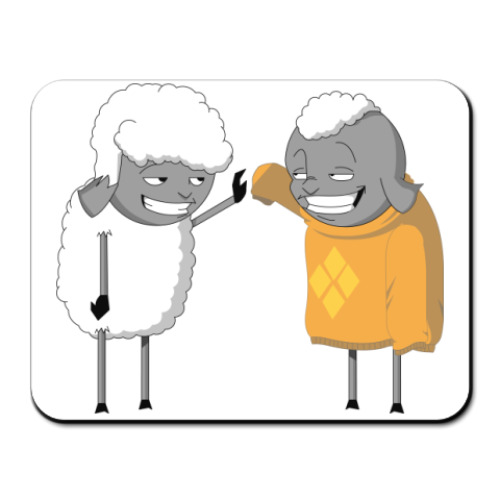 Коврик для мыши с принтом OFFцы