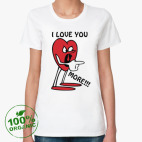 Женская футболка органик