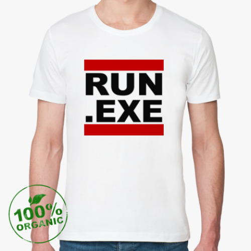 Футболка из органик-хлопка run.exe
