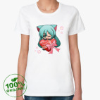 Женская футболка органик