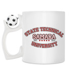 Кружка с футбольным мячиком