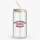 Банка с бамбуковой крышкой