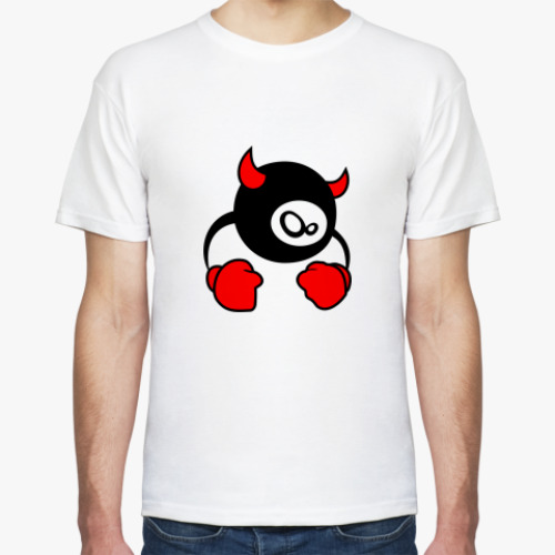 Футболка с принтом Дьявольский шар