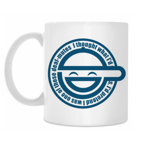 Кружка с принтом Кружка белая