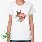 Женская футболка органик