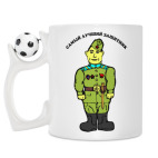 Кружка с футбольным мячиком