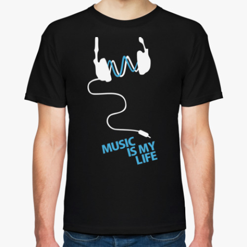 Футболка  'Music life'