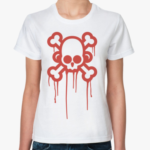 Классическая футболка Skull / Skull in red