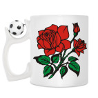 Кружка с футбольным мячиком