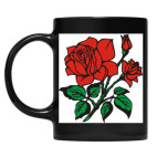 Кружка цветная UV-DTF