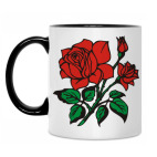 Кружка двухцветная