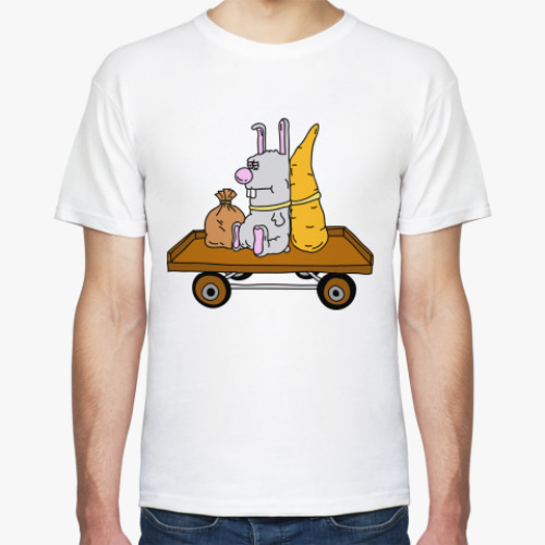 Футболка с принтом 'Заяц'