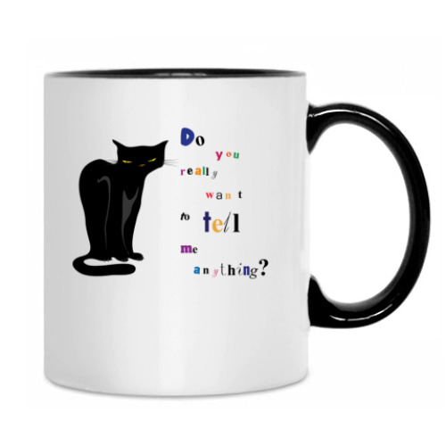 Кружка Do you really want to tell me anything?