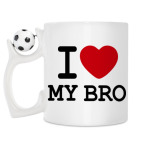 Кружка с футбольным мячиком