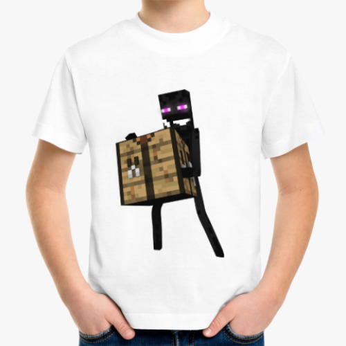 Детская футболка Minecraft мир: Странник Края