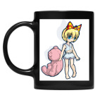 Кружка цветная UV-DTF