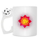 Кружка с футбольным мячиком