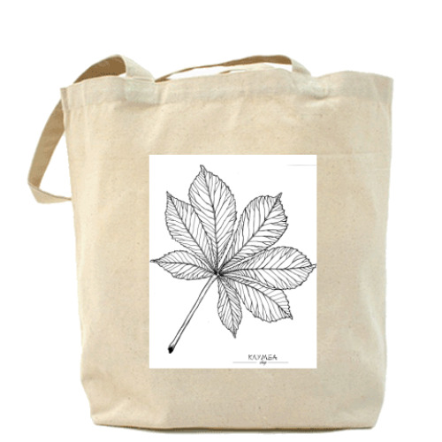 Сумка шоппер с принтом цветок