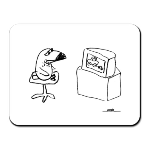 Коврик для мыши с принтом «Сериал»