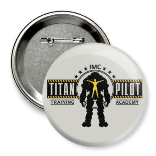 Значок 75мм Battlefield Titan Pilot