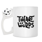 Кружка с футбольным мячиком