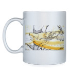 Кружка серебристая Принцесса