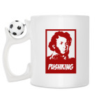 Кружка с футбольным мячиком