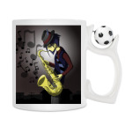 Кружка с футбольным мячиком