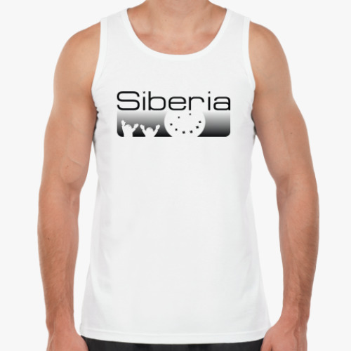 Майка с принтом Siberia