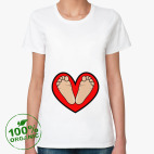 Женская футболка органик