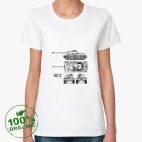 Женская футболка органик