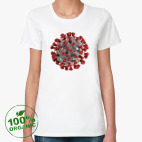 Женская футболка органик