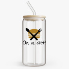 Банка с бамбуковой крышкой