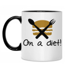 Кружка двухцветная