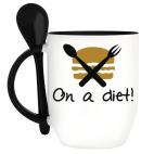 Кружка с ложкой