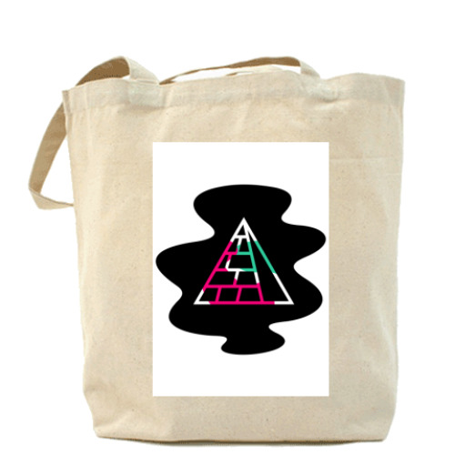 Сумка шоппер с принтом The Pyramid