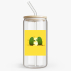 Банка с бамбуковой крышкой