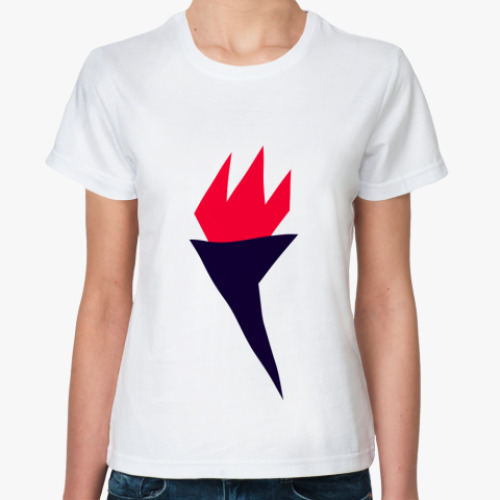 Классическая футболка с принтом La Fiaccola