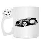 Кружка с футбольным мячиком