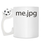 Кружка с футбольным мячиком