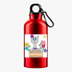 Металлическая бутылка 400 мл UV-DTF