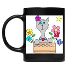 Кружка цветная UV-DTF